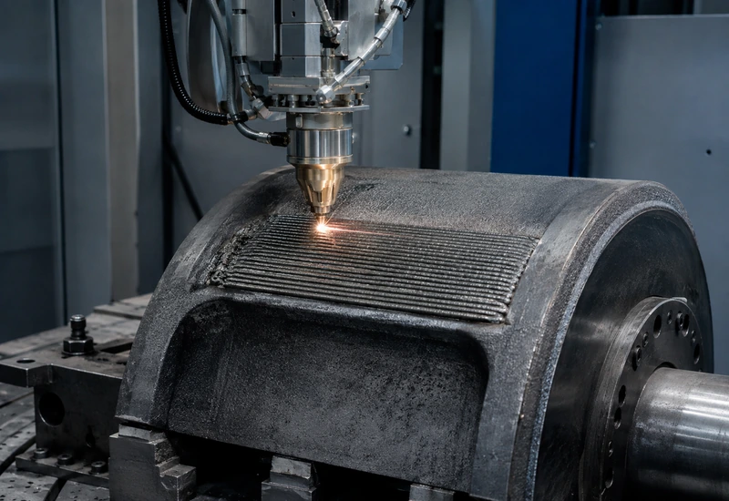 mining component surface reinforcement